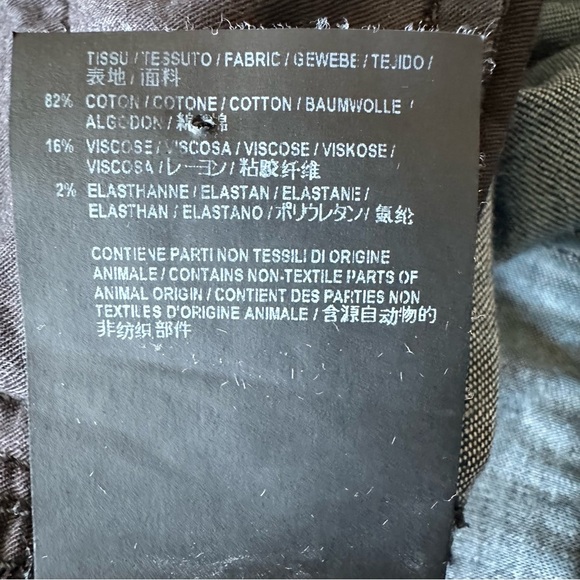 YVES SAINT LAURENT SKINNY VELVET LIKE BLACK PANTS JEANS MENS  AUTHENTIC - Picture 12 of 16